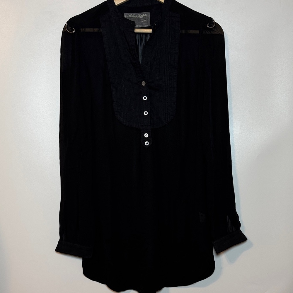 All Saints Black Blouse
